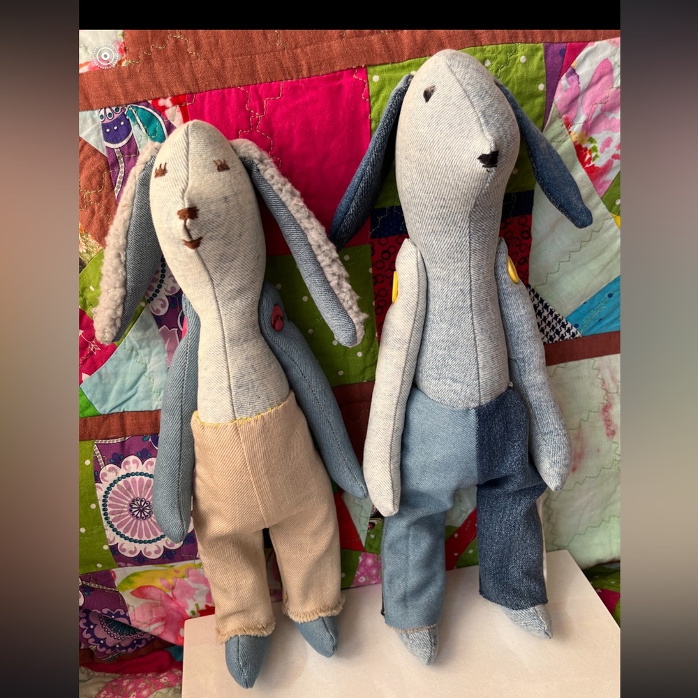 Handmade by me😍 long ear rabbit 14-15”